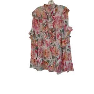 Bananhot Alexa Vintage Floral Romper Sz M/L $299